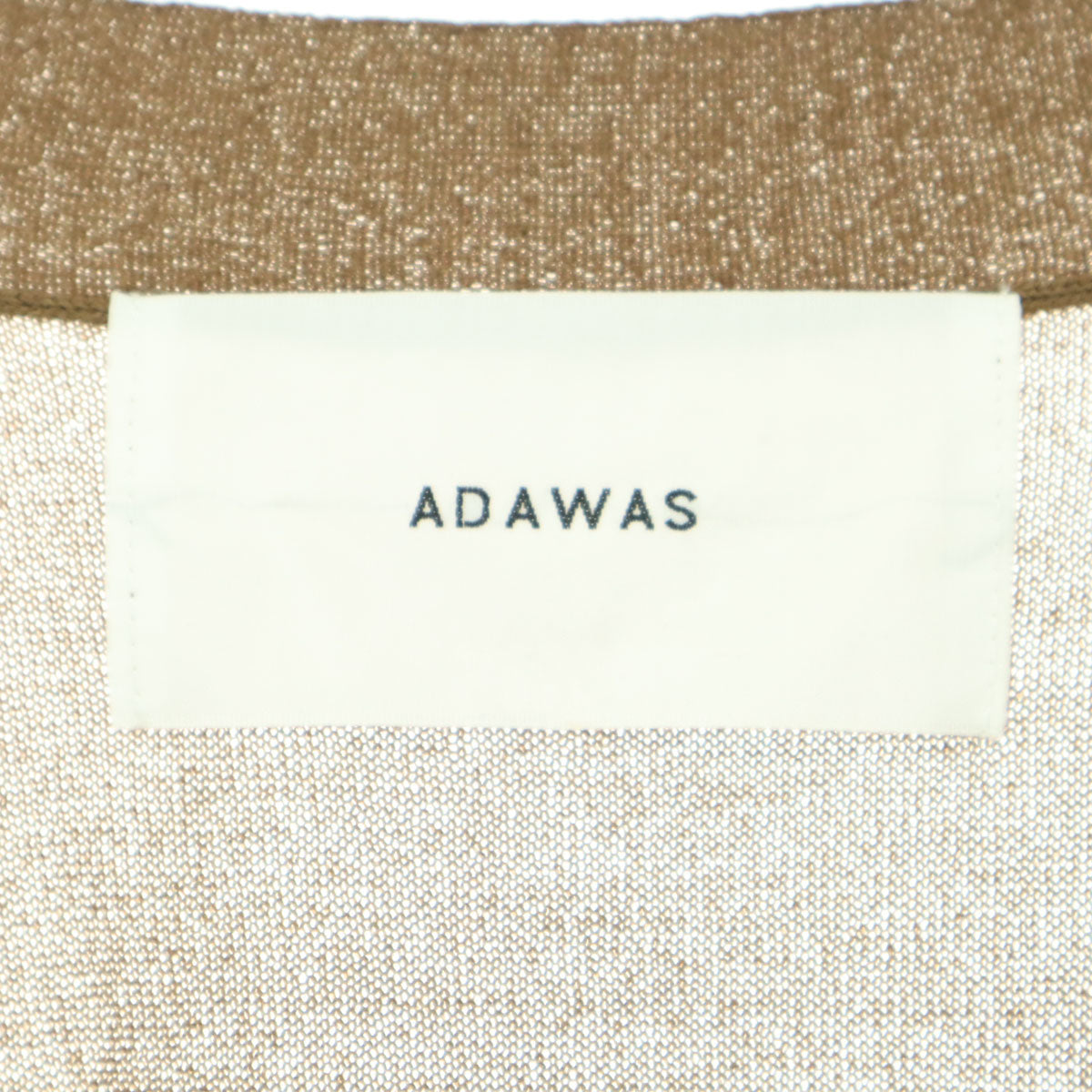 美品 ADAWAS アダワス 長袖 カーディガン F ブラウン レディース