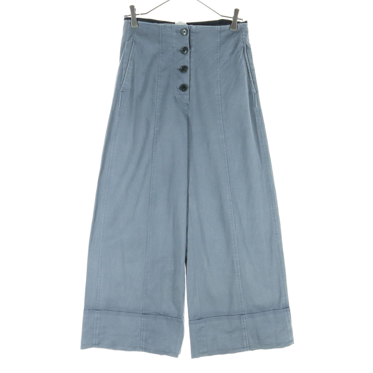 Paul Smith ポールスミス ワイドデニムパンツ 40 グレー レディース