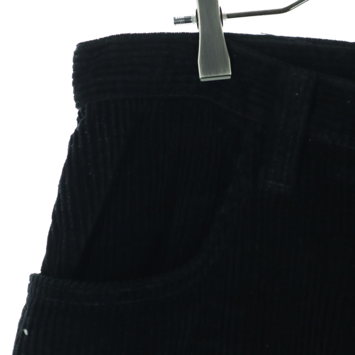 HI CUTLINE ハイカットライン 90s オールド USA製 刺繍 バギーパンツ w36 ブラック コーデュロイ メンズ