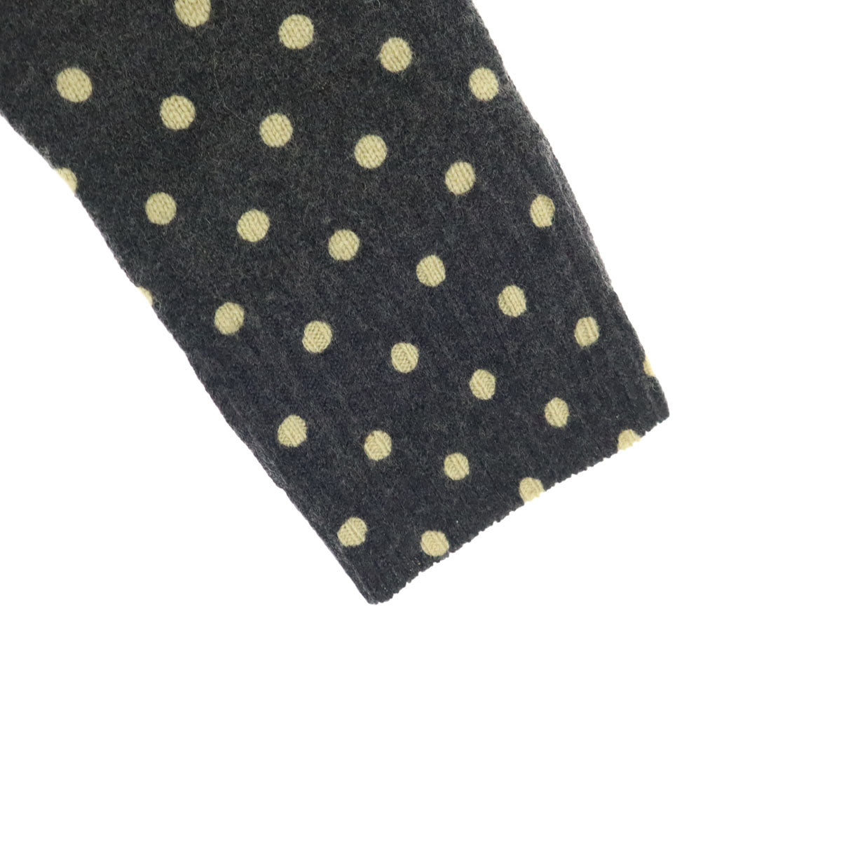 MUVEIL ミュベール ドット柄 長袖 カーディガン ブラウン系 レディース