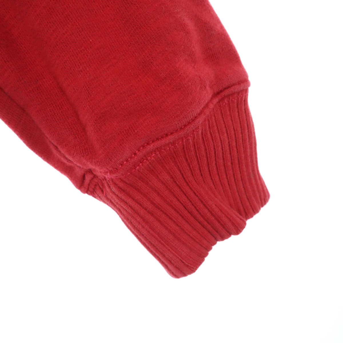 AVIREX アビレックス ワッペン 長袖 ジップパーカー L レッド メンズ