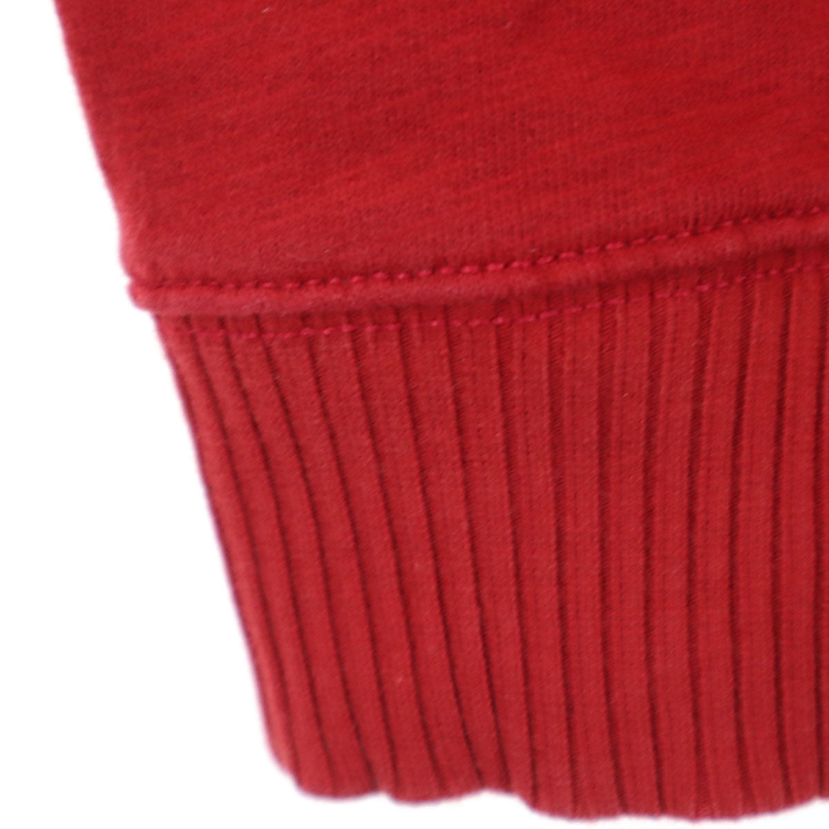 AVIREX アビレックス ワッペン 長袖 ジップパーカー L レッド メンズ