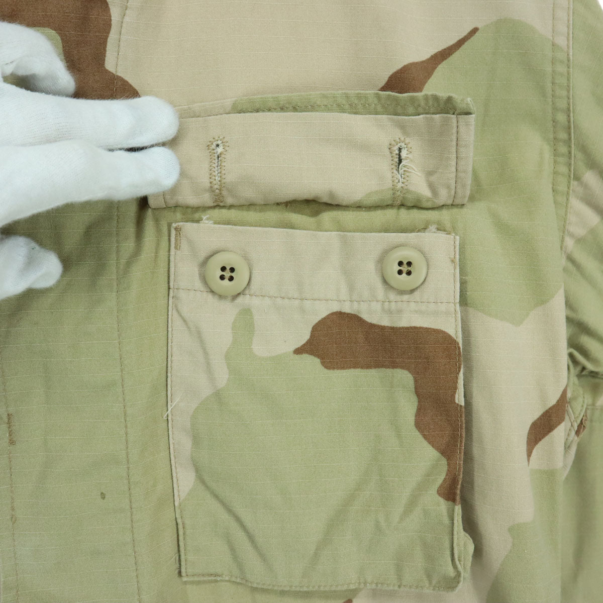 DJMANUFACTURING 90s オールド デザートカモ 長袖 M-65 ミリタリージャケット S ベージュ メンズ