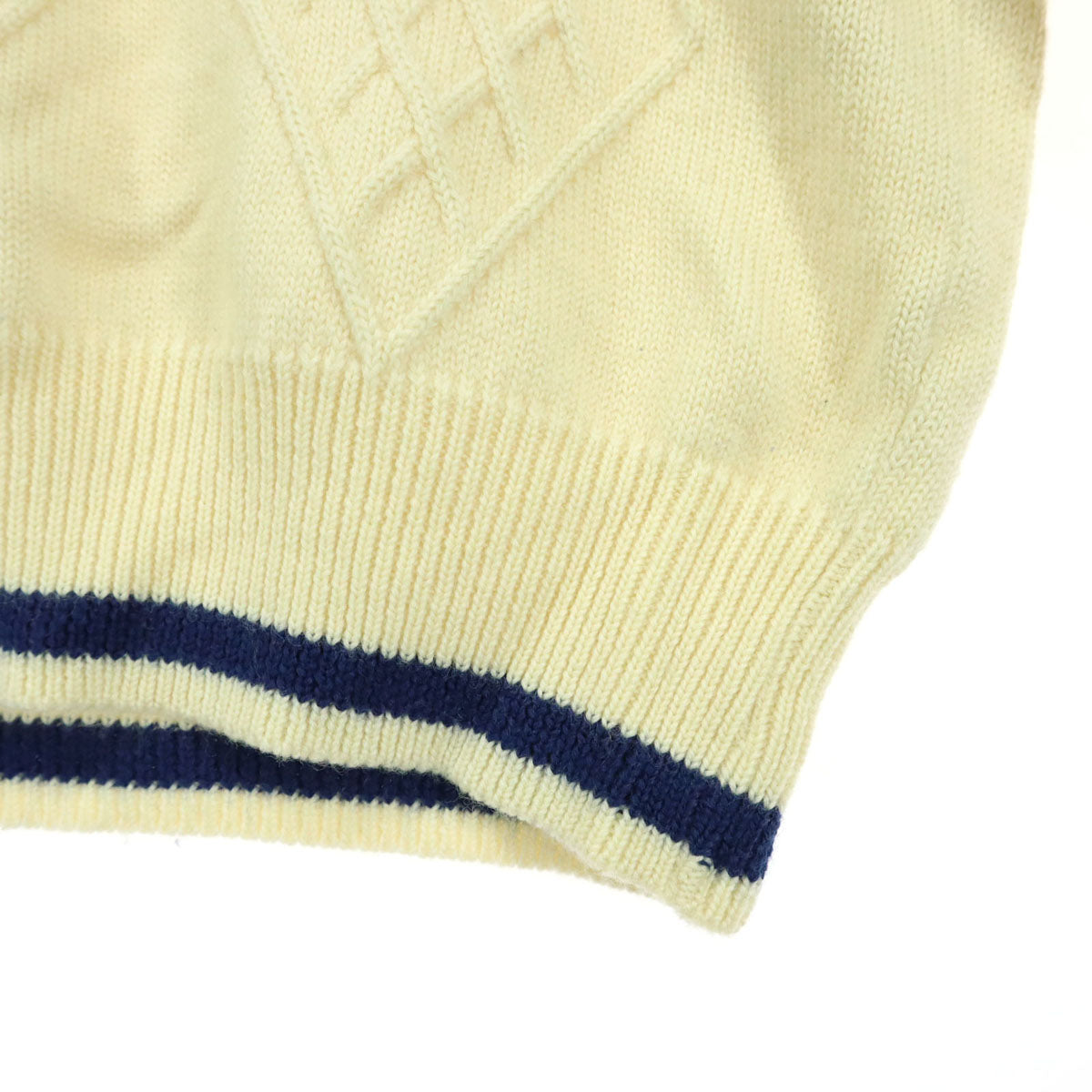 KENZO GOLF ケンゾーゴルフ 90s オールド 長袖 ニット 1 アイボリー メンズ