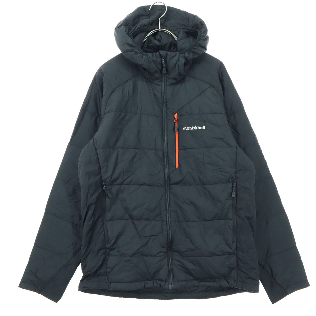 美品 mont-bell モンベル 長袖 サーマラップ パーカー L ブラック 1101538 メンズ
