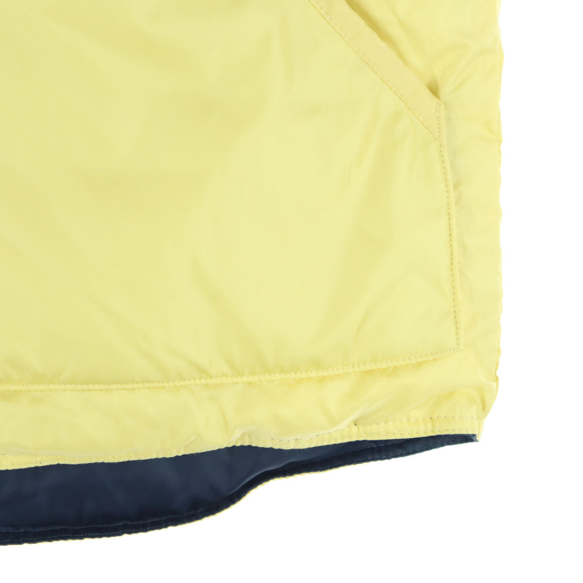 美品 Polo by Ralph Lauren ポロバイラルフローレン リバーシブル ダウンベスト S イエロー ネイビー メンズ