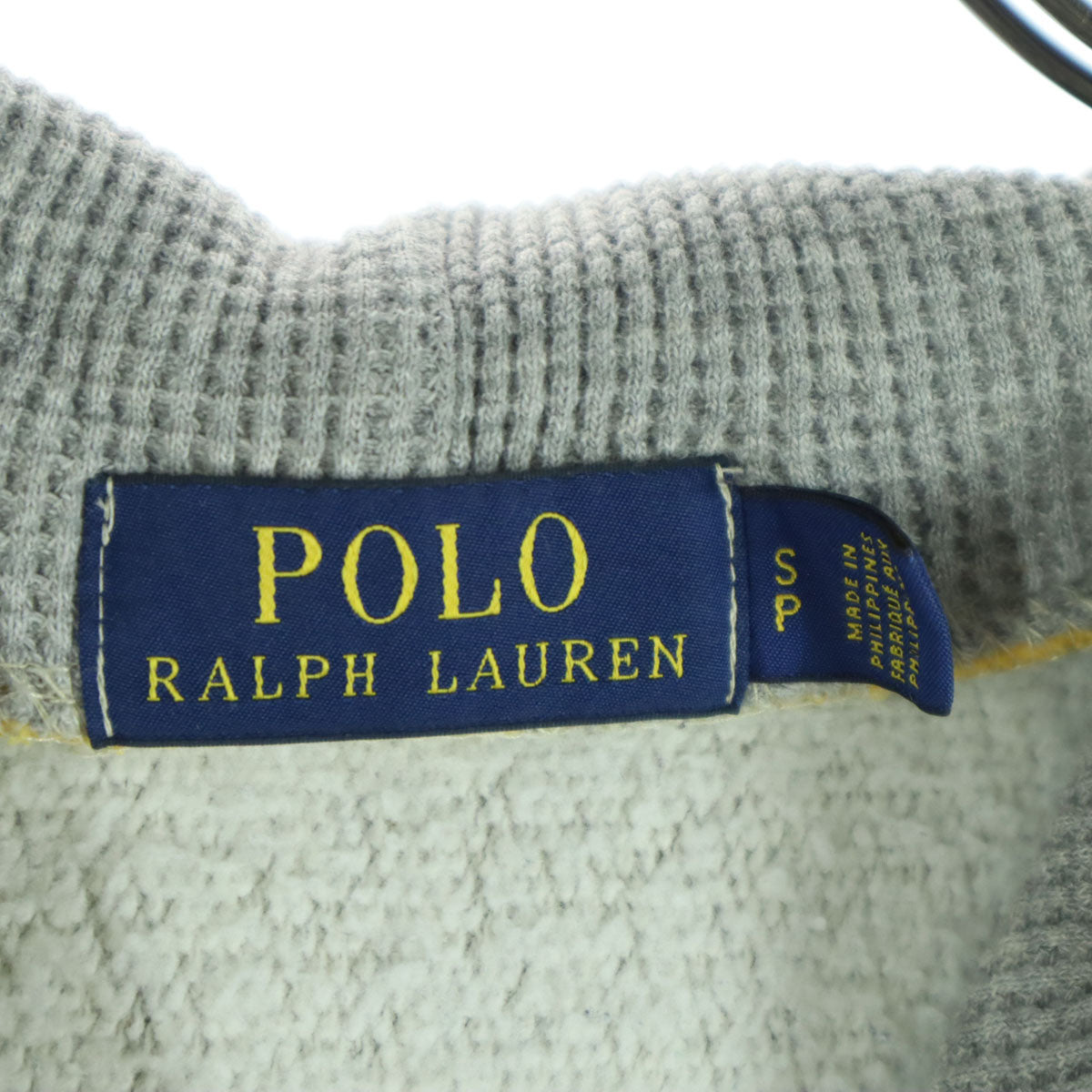 POLO RALPH LAUREN ポロラルフローレン クレイジーパターン 長袖 スウェットパーカー SP グレー メンズ