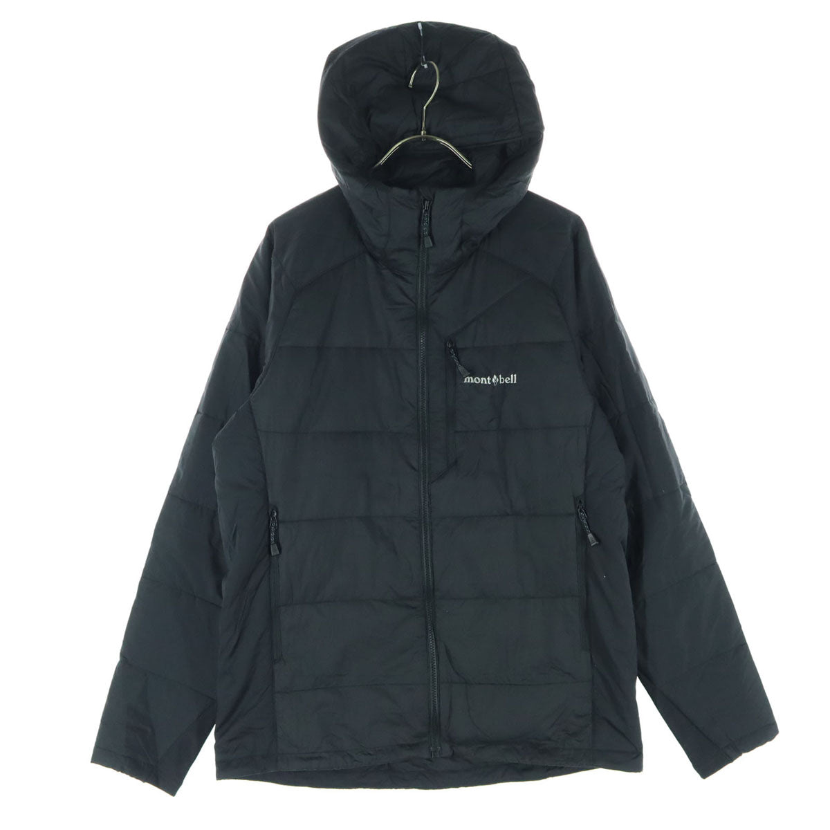 美品 mont-bell モンベル 長袖 サーマラップ ダウンジャケット M ブラック 1101538 メンズ