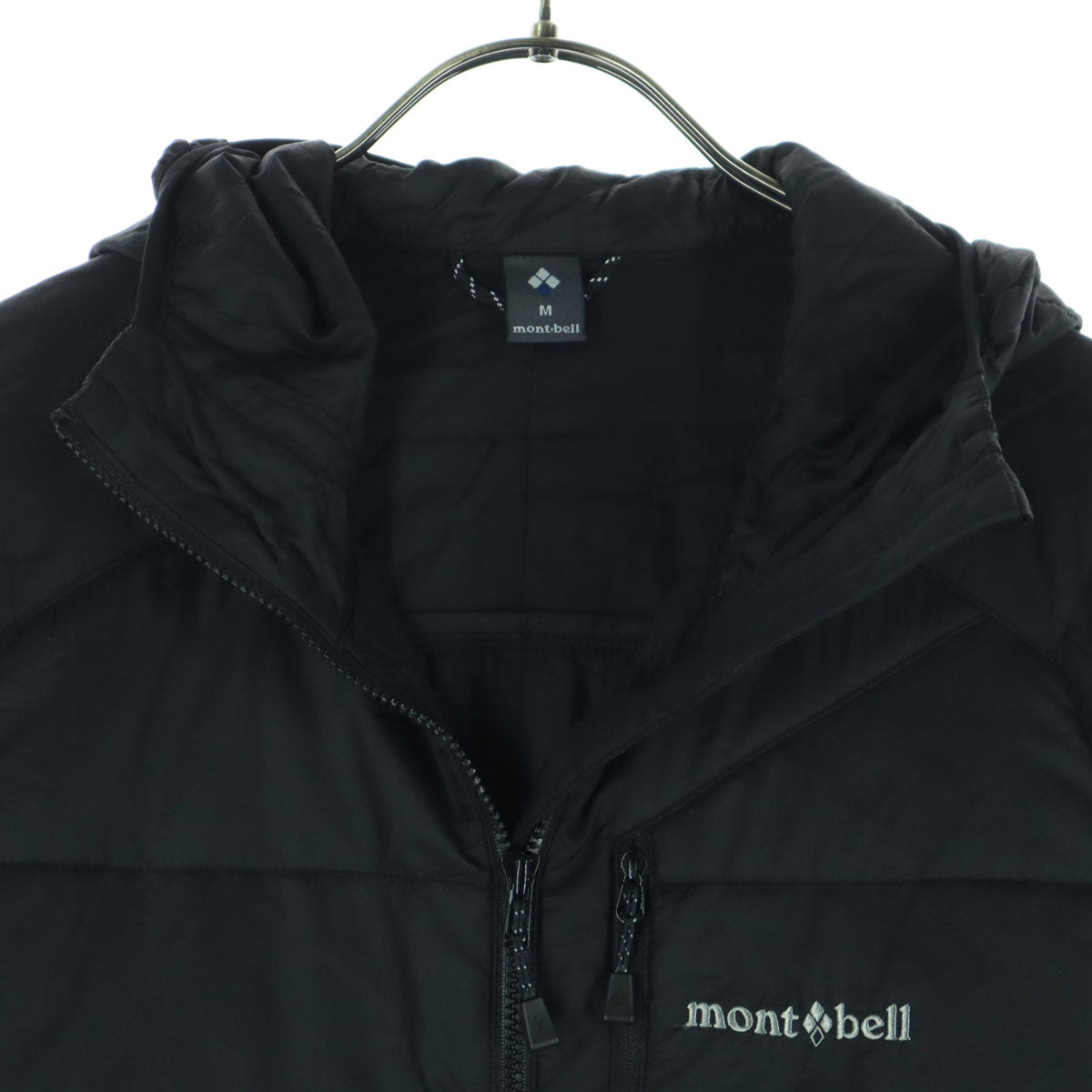 美品 mont-bell モンベル 長袖 サーマラップ ダウンジャケット M ブラック 1101538 メンズ