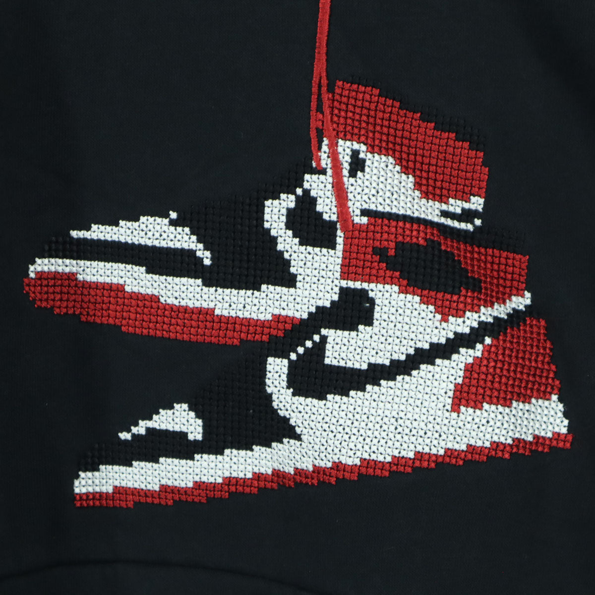 JORDAN ジョーダン 長袖 スウェットパーカー S ブラック 肩掛け AJ1 メンズ