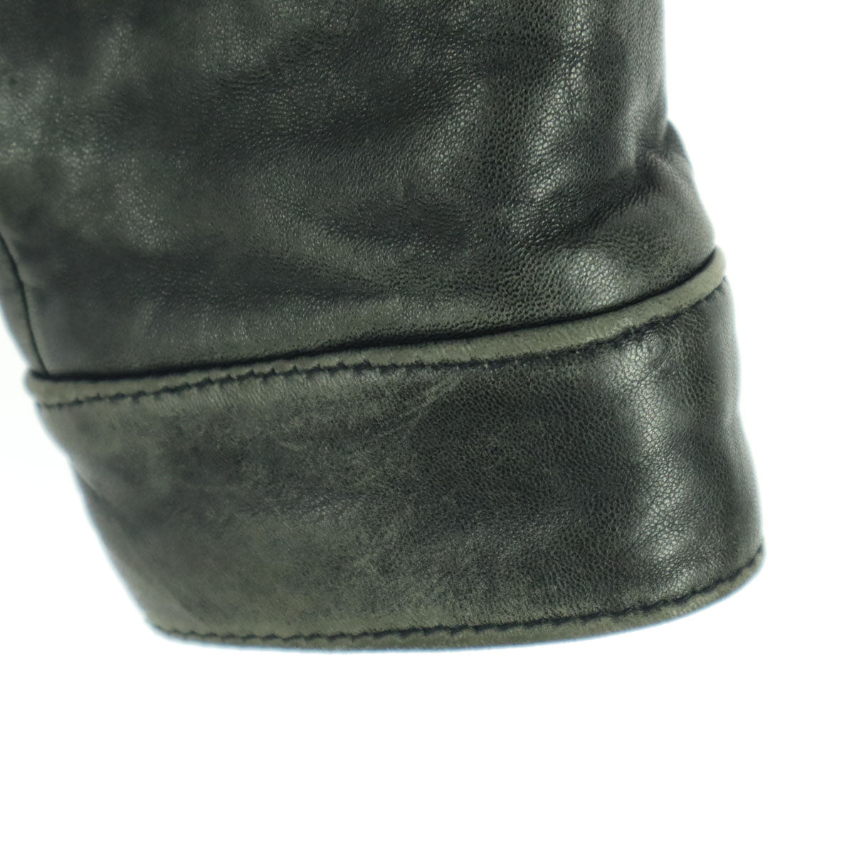 長袖 G-1タイプ レザージャケット L ブラック ライナー ファー取外し可能 羊革 メンズ