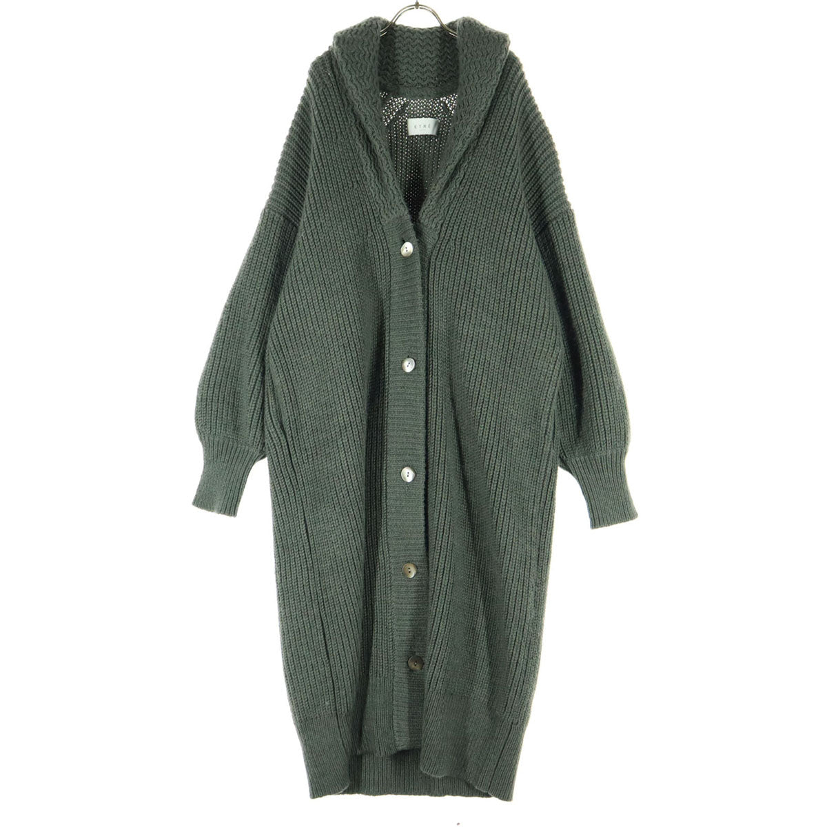 ETRE TOKYO エトレトウキョウ 長袖 ニットコート F グレー UNITED ARROWS ユナイテッドアローズ レディース