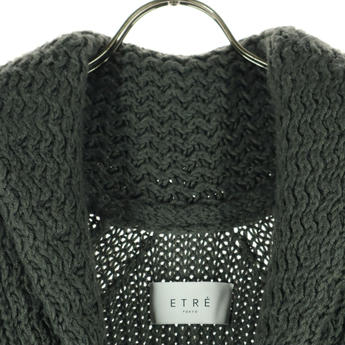 ETRE TOKYO エトレトウキョウ 長袖 ニットコート F グレー UNITED ARROWS ユナイテッドアローズ レディース