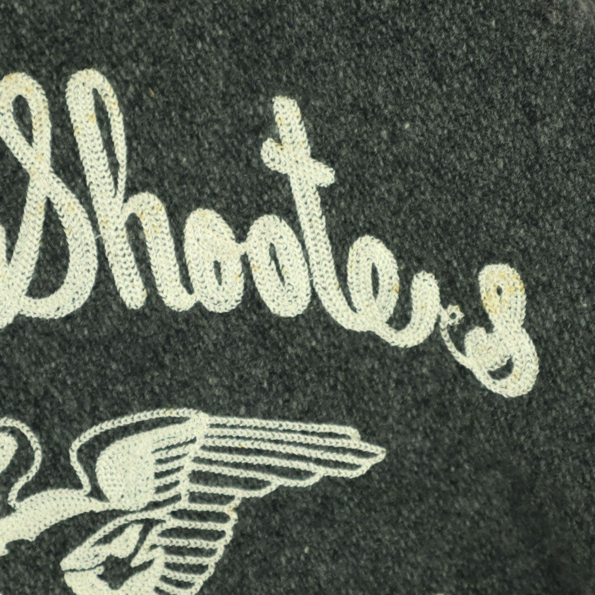 DOG HOUSE ドッグハウス 刺繍 チェーン刺繍 長袖 ジップジャケット M グレー メンズ