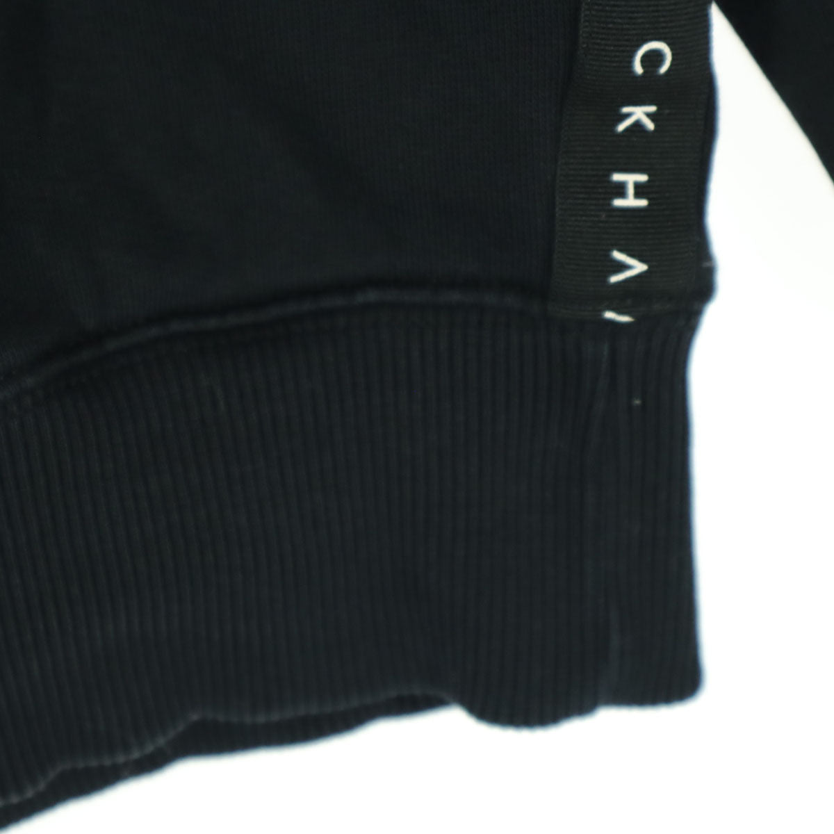 VICTORIAVICTORIABECKHAM ヴィクトリアベッカム 裏起毛 長袖 トレーナー XS ブラック レディース