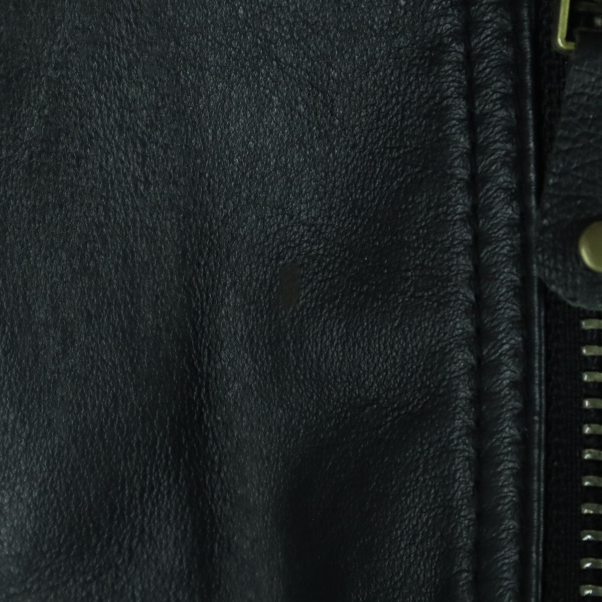 EPO CH エポック A-2タイプ 長袖 レザージャケット LL ブラック メンズ