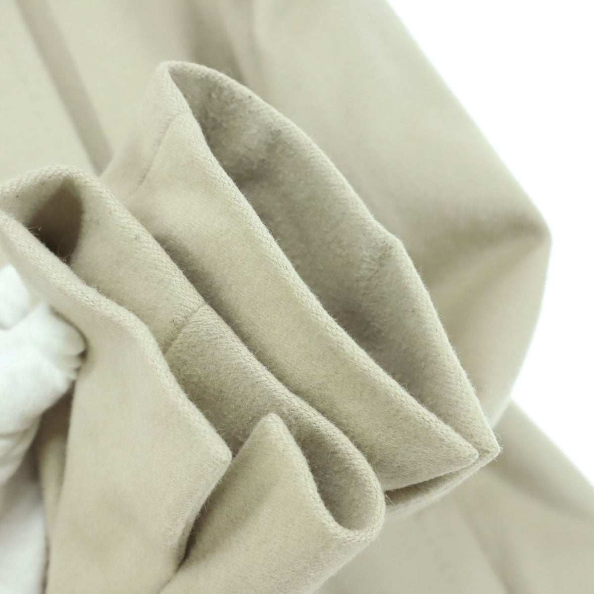 23ku 23区 長袖 ウールコート 40 ベージュ レディース