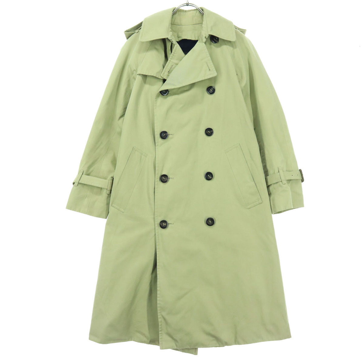 Drawer ドゥロワー 日本製 長袖 トレンチコート 36 ベージュ メンズ