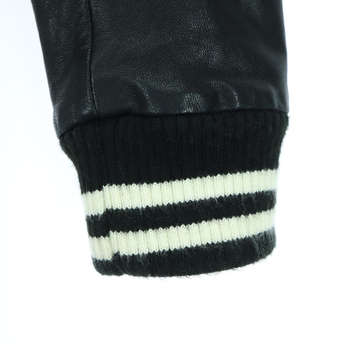 Lui's ルイス 長袖 レザー スタジャン L ブラック 山羊革 メンズ