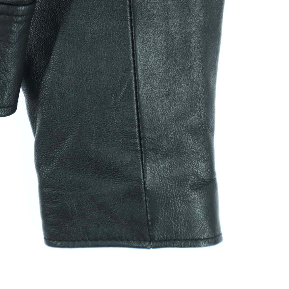 URBAN RESEARCH アーバンリサーチ 長袖 レザー ダブルライダースジャケット 38 ブラック 羊革 メンズ