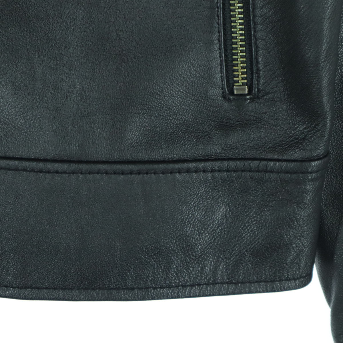 URBAN RESEARCH アーバンリサーチ 長袖 レザー ダブルライダースジャケット 38 ブラック 羊革 メンズ