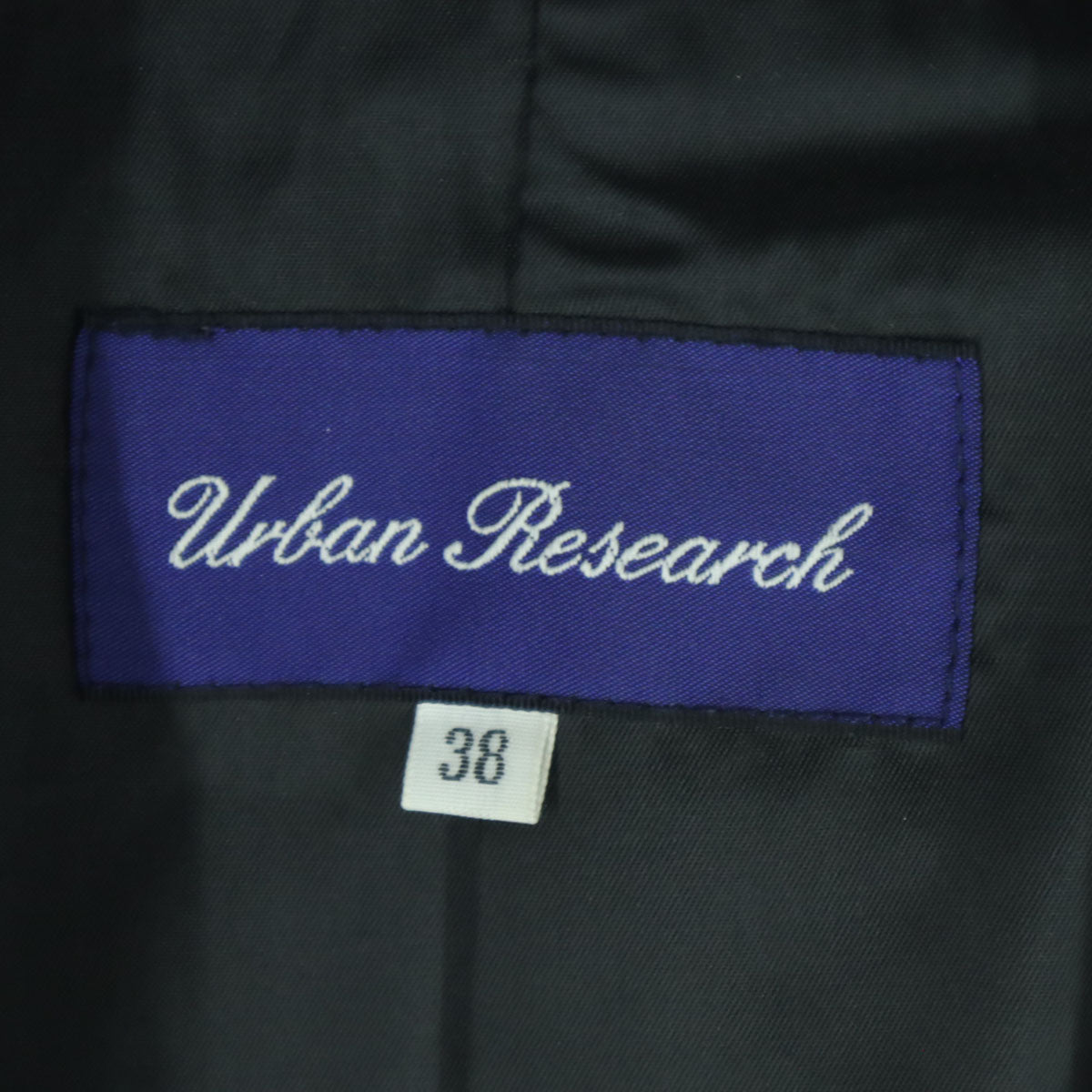 URBAN RESEARCH アーバンリサーチ 長袖 レザー ダブルライダースジャケット 38 ブラック 羊革 メンズ