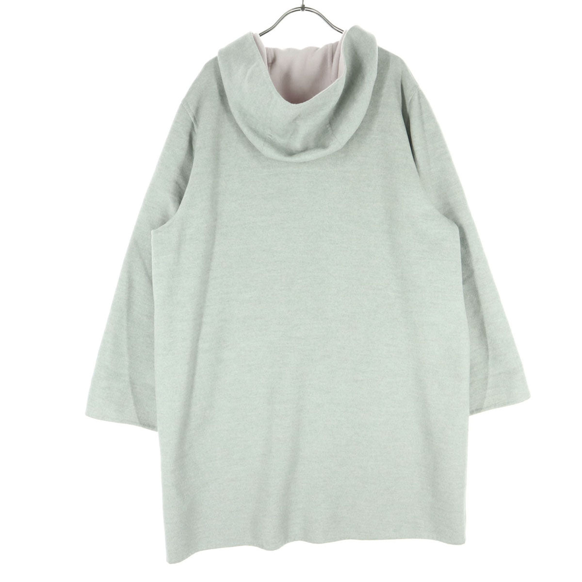 ESCADA エスカーダ イタリア製 長袖 リバーシブル コート 36 ピンク フーディー レディース