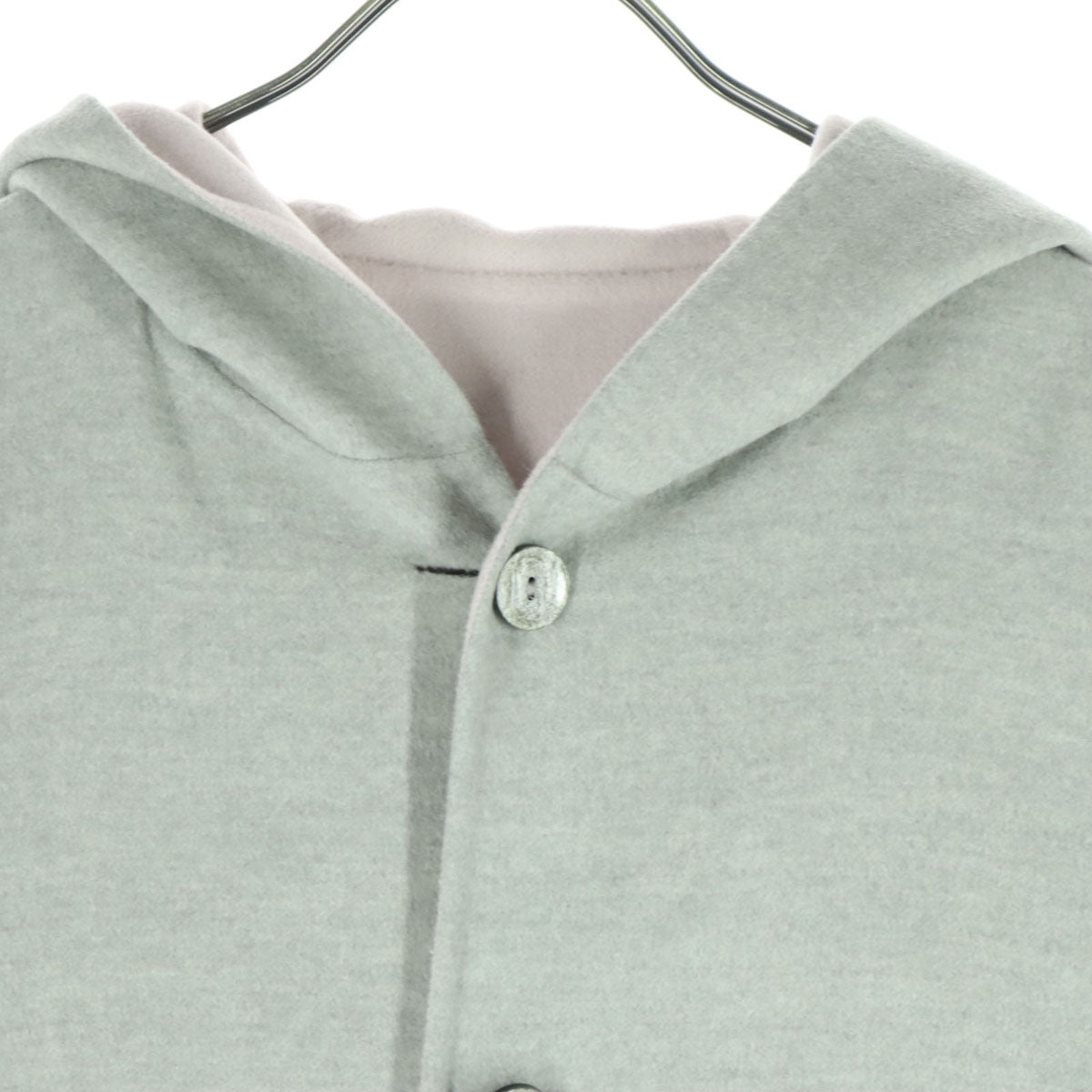 ESCADA エスカーダ イタリア製 長袖 リバーシブル コート 36 ピンク フーディー レディース