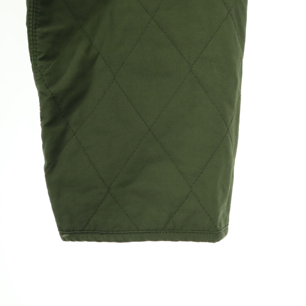 ORCIVAL オーシバル Thermore ワンポイントロゴ 長袖 キルティングジャケット 2 カーキ レディース