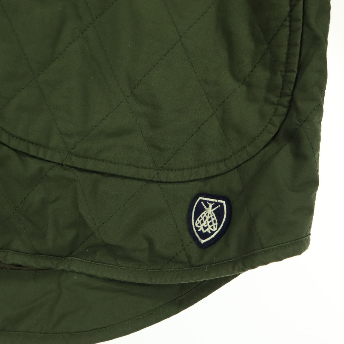 ORCIVAL オーシバル Thermore ワンポイントロゴ 長袖 キルティングジャケット 2 カーキ レディース