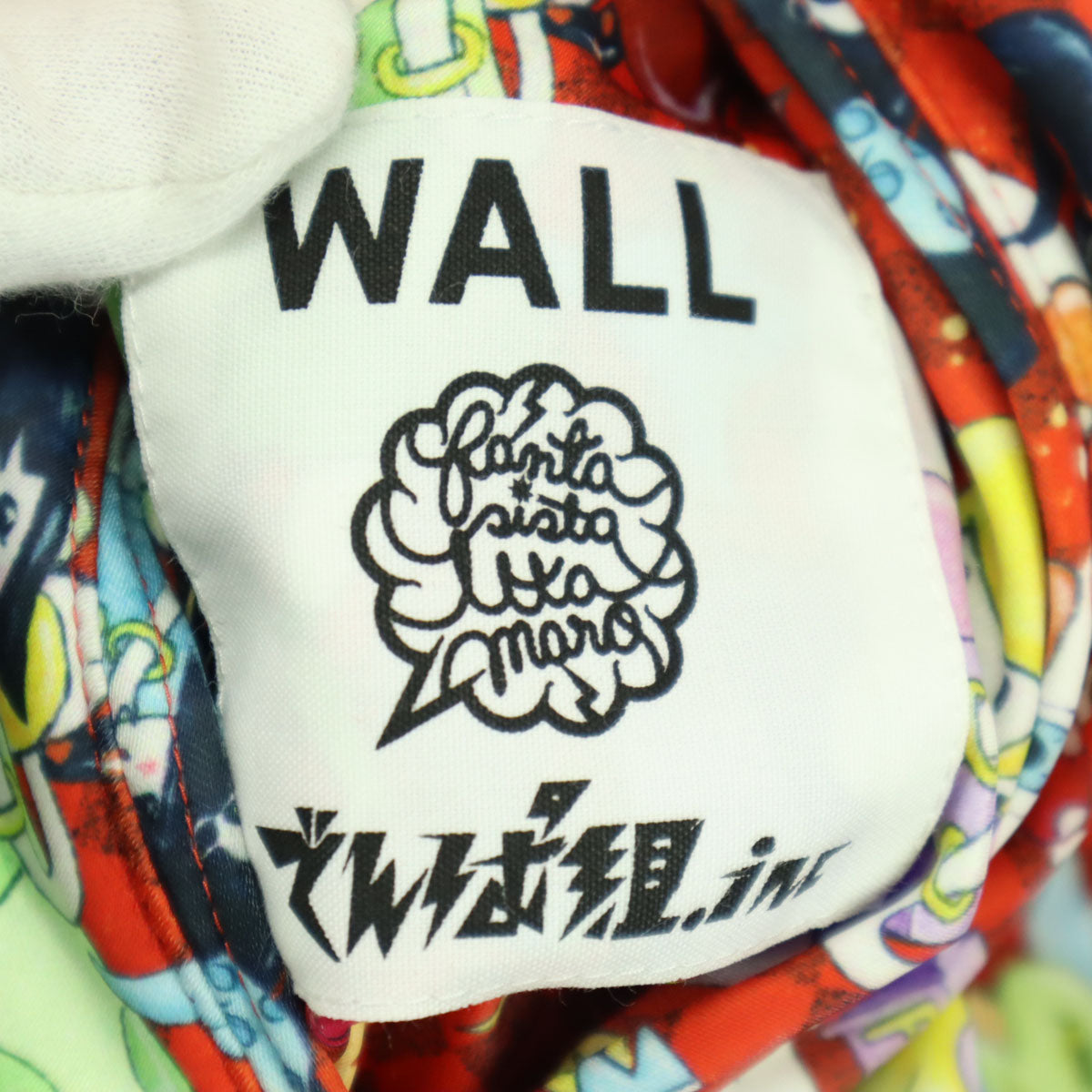 美品 でんぱ組.inc デンパグミ ファンタジスタ歌麿 コラボ 総柄 リバーシブル スカジャン L ブラック レッド レディース