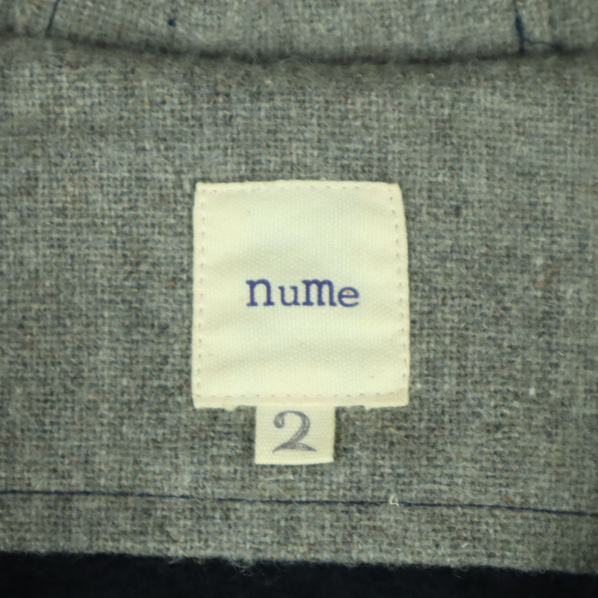 nume ヌメ 日本製 長袖 コート 2 ブラック フーディー レディース