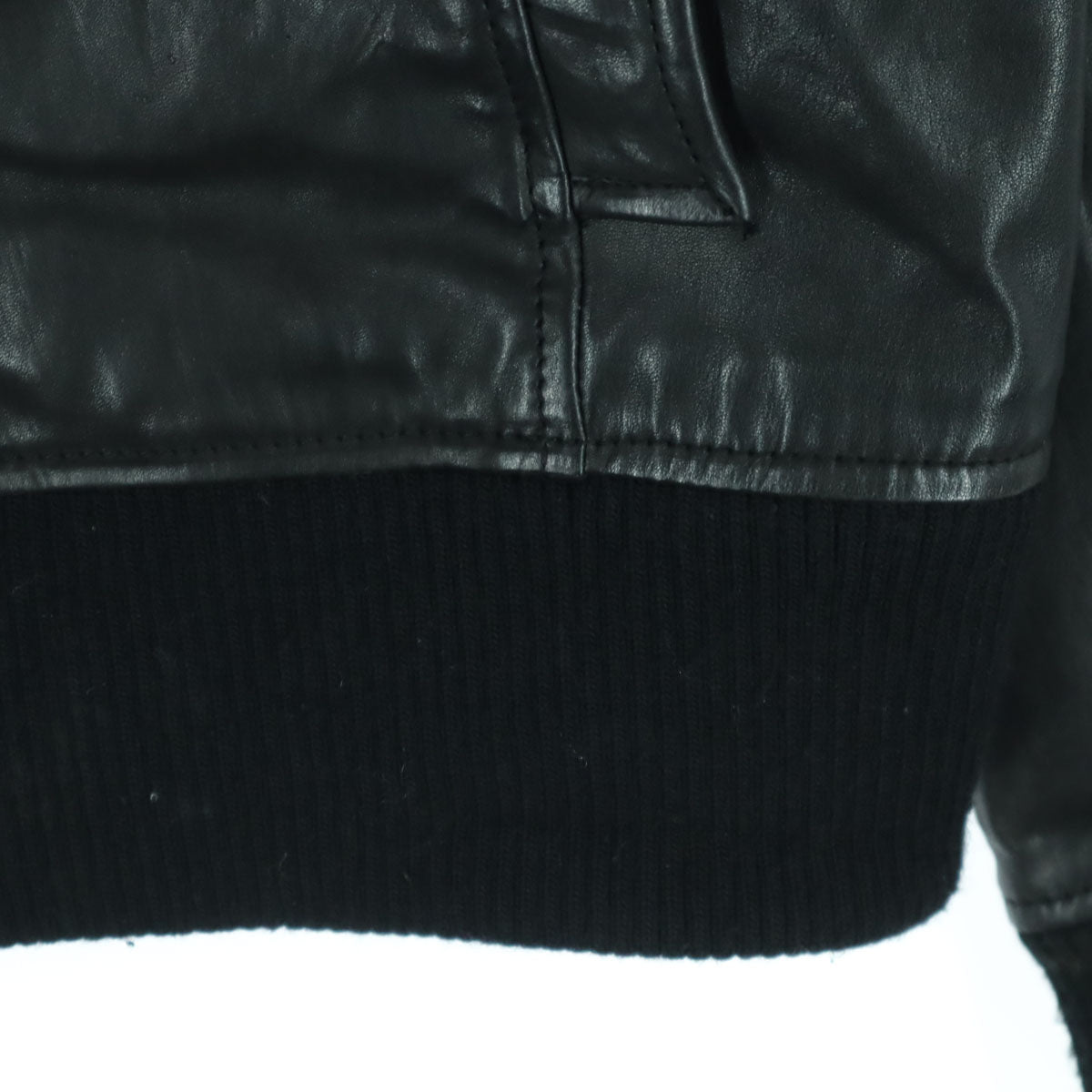 junhashimoto ジュンハシモト 長袖 レザージャケット M ブラック メンズ