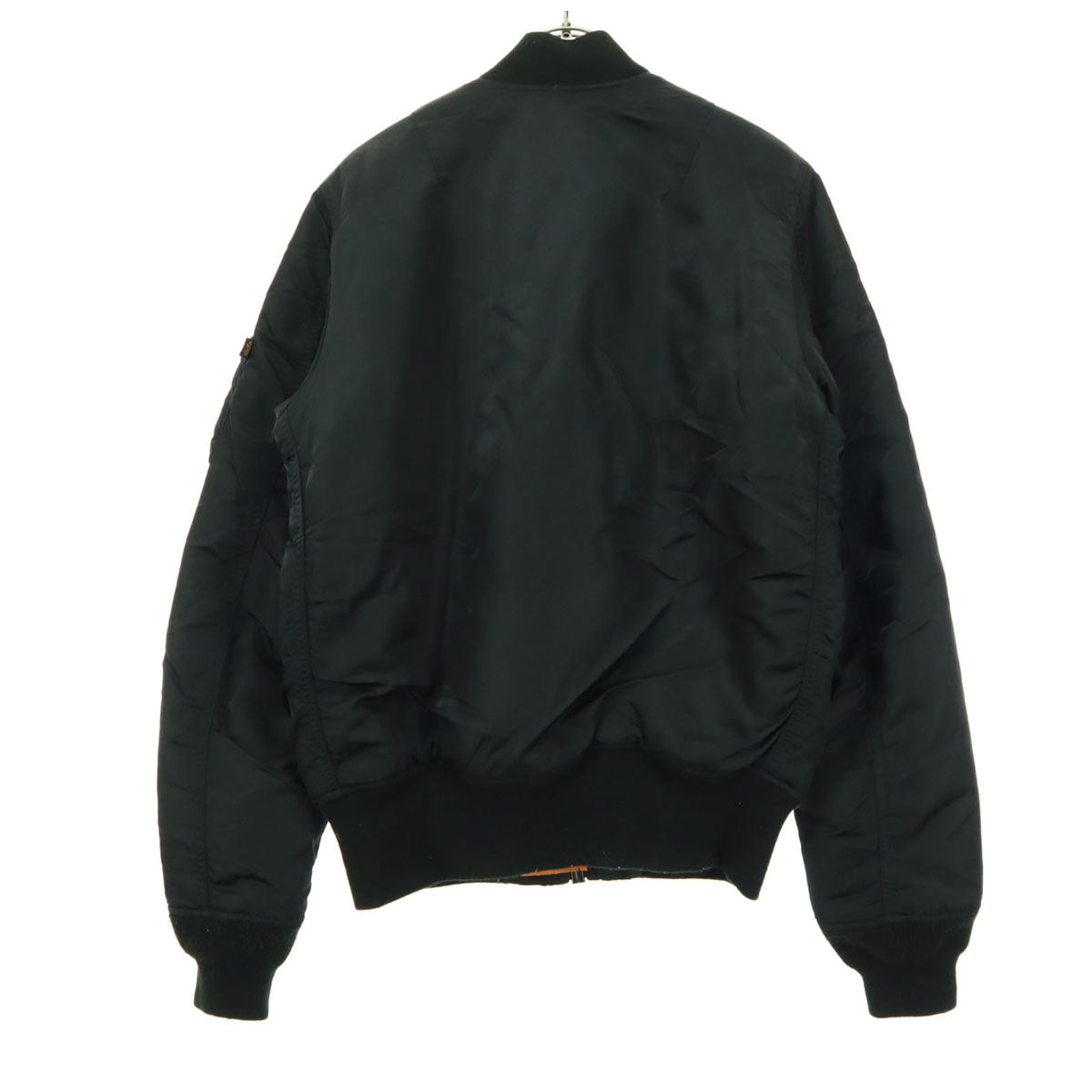 ALPHA INDUSTRIES INC アルファインダストリーズ 長袖 ナイロンジャケット S ブラック リバーシブル メンズ