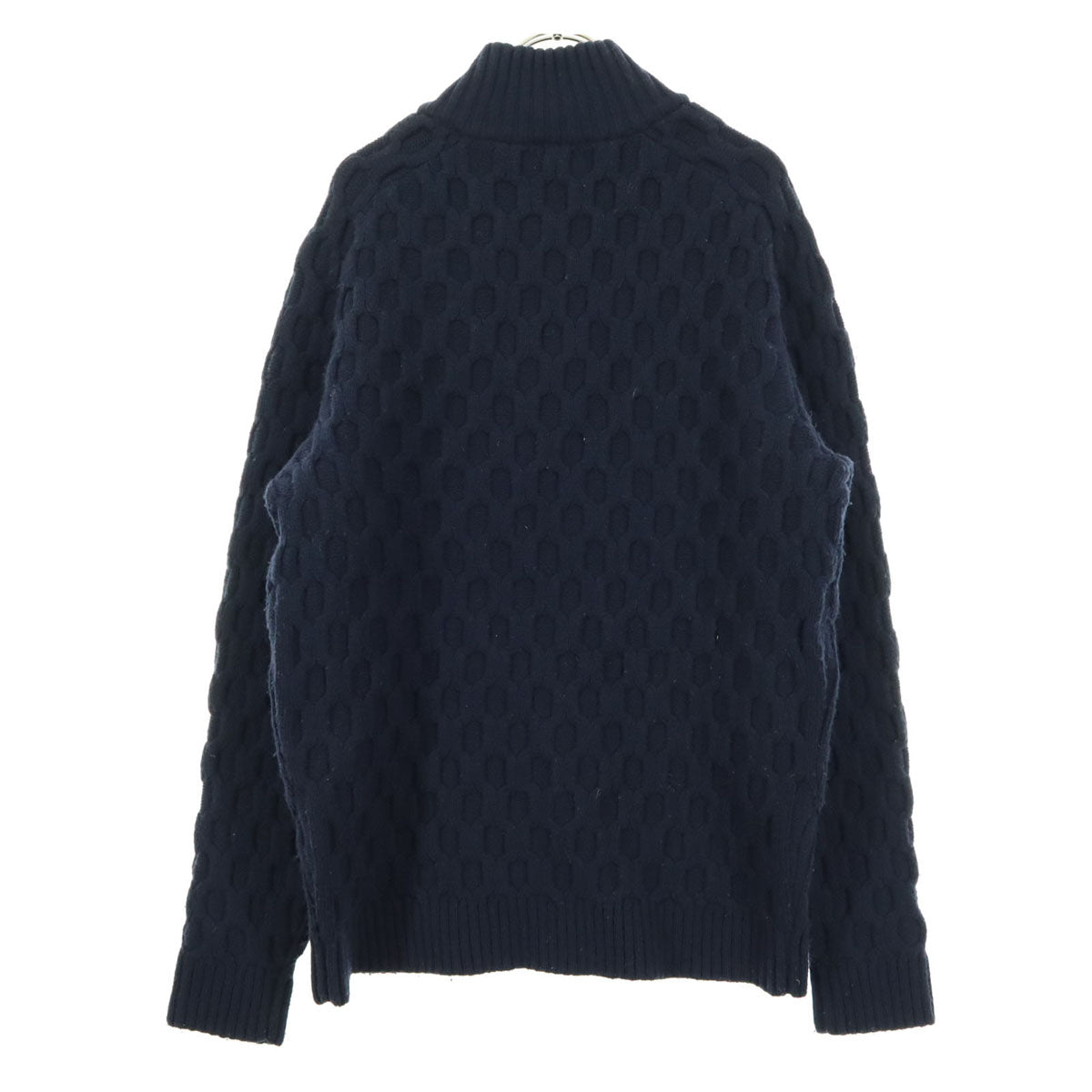 LACOSTE ラコステ 長袖 ニットジャケット M ネイビー メンズ