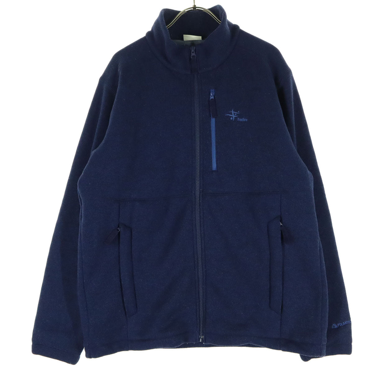 Foxfire フォックスファイヤー ニット ジップジャケット L ネイビー メンズ