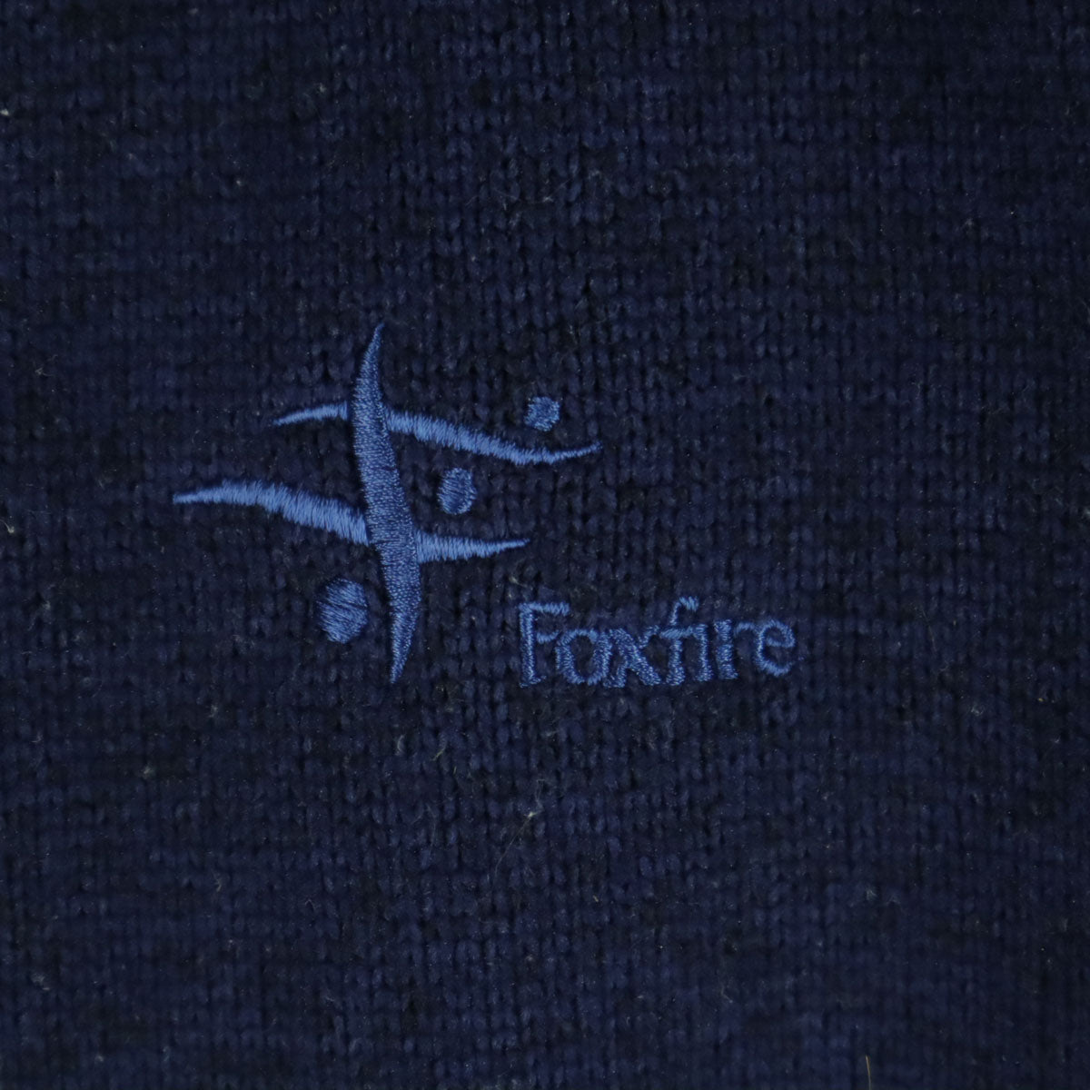 Foxfire フォックスファイヤー ニット ジップジャケット L ネイビー メンズ