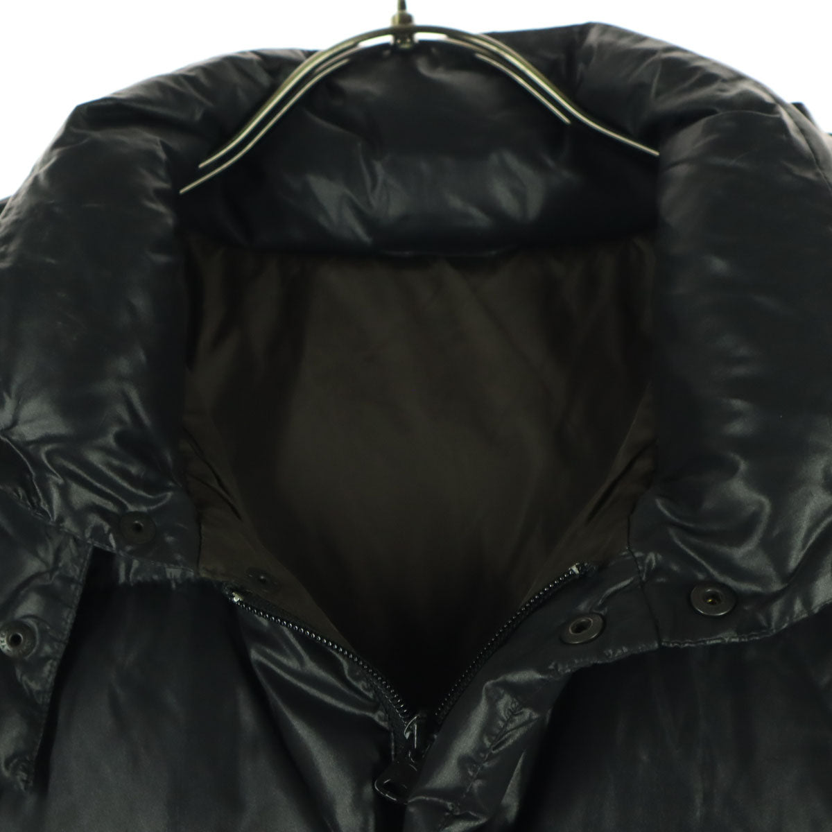 美品 TOMORROWLAND トゥモローランド フード付 ダウンジャケット L ブラック フード取外し可 メンズ