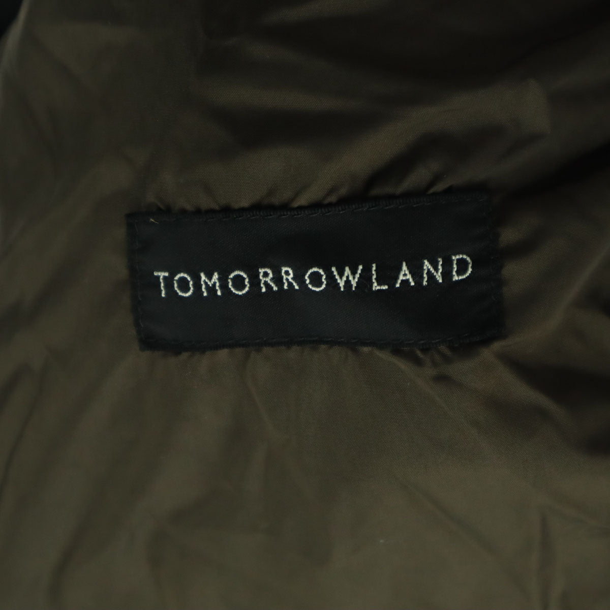 美品 TOMORROWLAND トゥモローランド フード付 ダウンジャケット L ブラック フード取外し可 メンズ