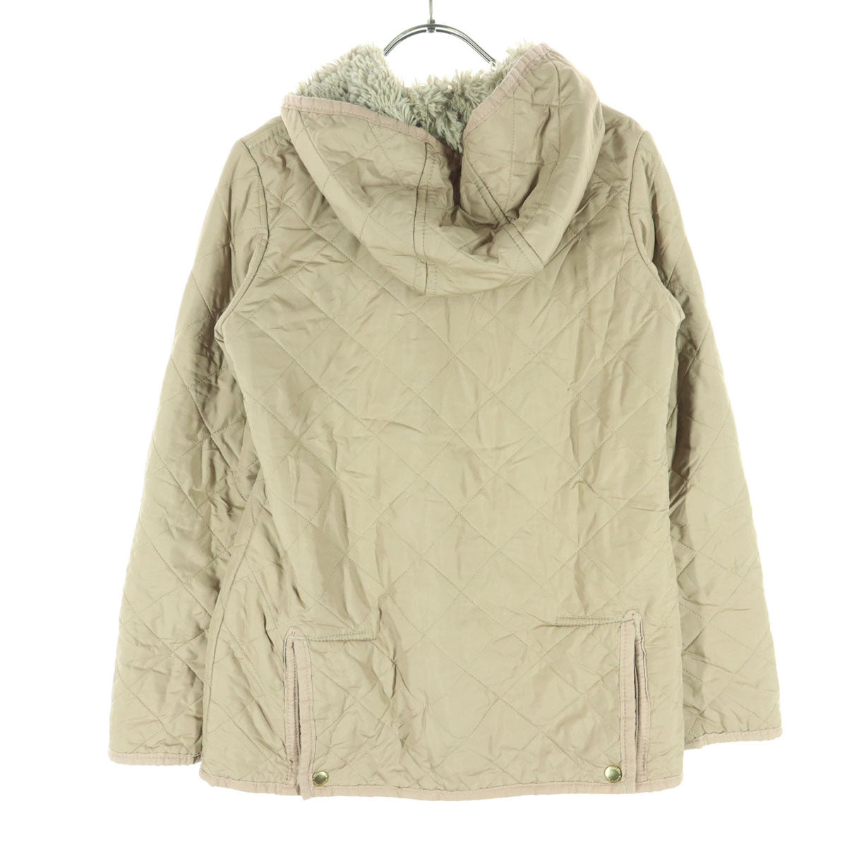 Mackintosh マッキントッシュ スコットランド製 長袖 キルティングジャケット 34 ベージュ レディース