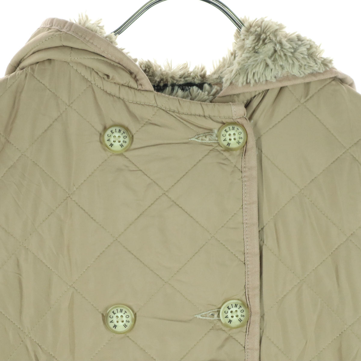 Mackintosh マッキントッシュ スコットランド製 長袖 キルティングジャケット 34 ベージュ レディース