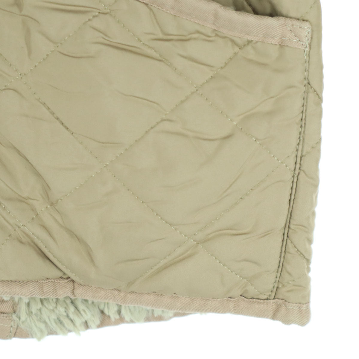 Mackintosh マッキントッシュ スコットランド製 長袖 キルティングジャケット 34 ベージュ レディース