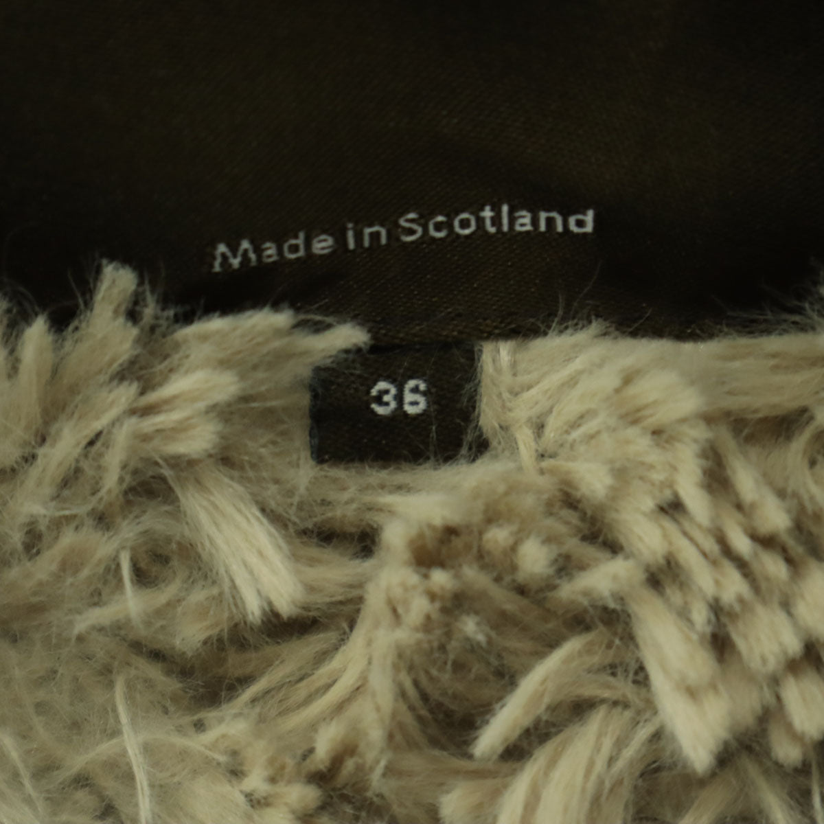 美品 Mackintosh マッキントッシュ スコットランド製 長袖 キルティング 中綿コート 36 ベージュ レディース