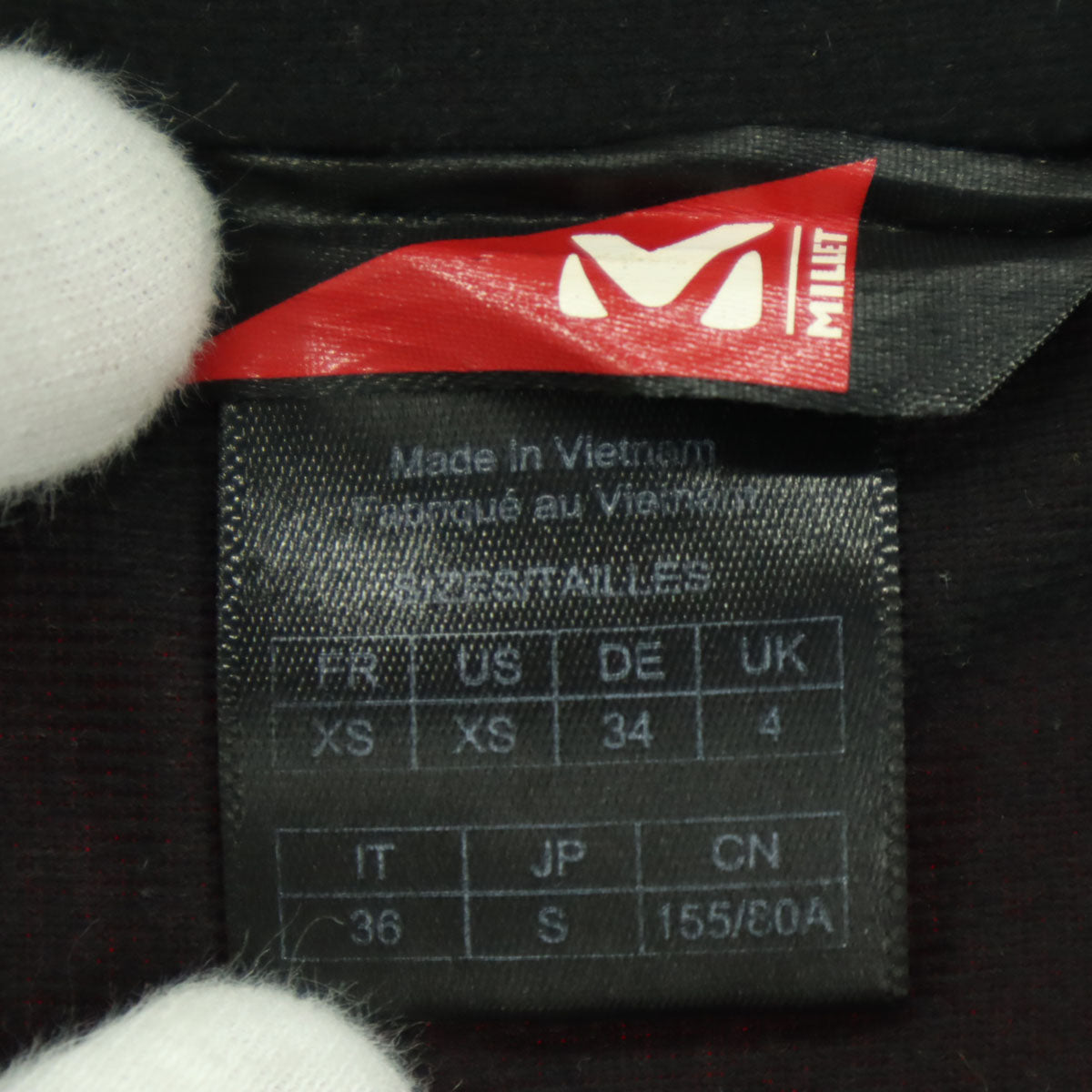 MILLET ミレー ワンポイントロゴ 長袖 3way マウンテンパーカー XS レッド レディース