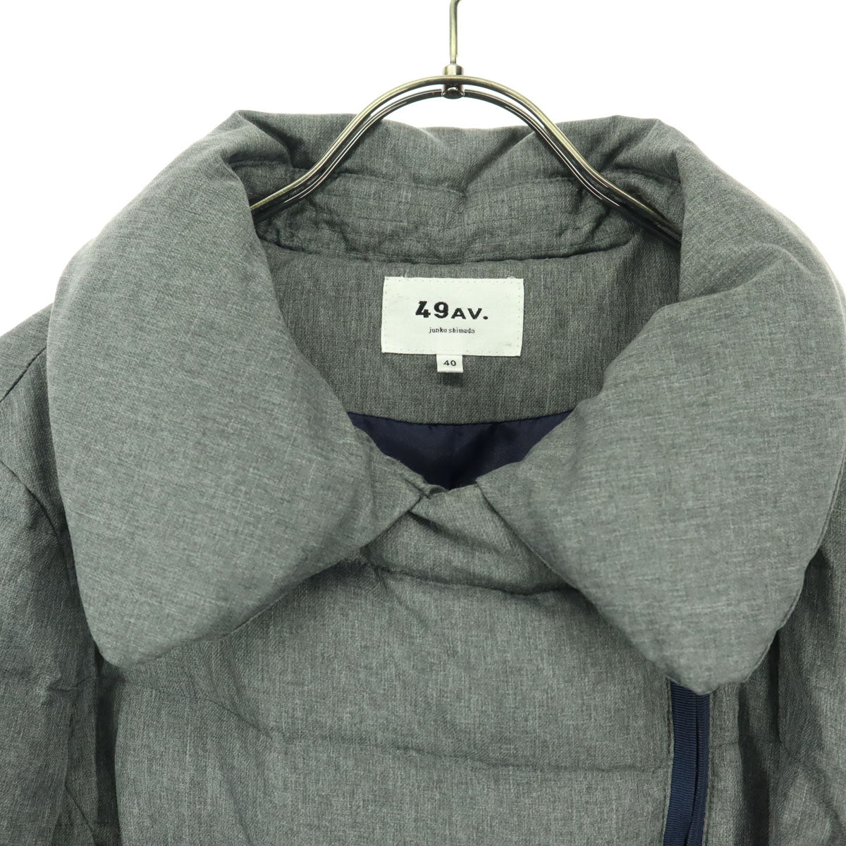 49AV. フォーティーンナインアヴェニュー ジュンコシマダ 長袖 ダウンコート 40 グレー メンズ