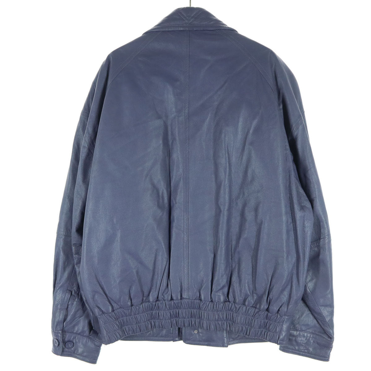 PIA SPORTS ピアスポーツ 日本製 長袖 レザージャケット 4 パープル 羊革 メンズ