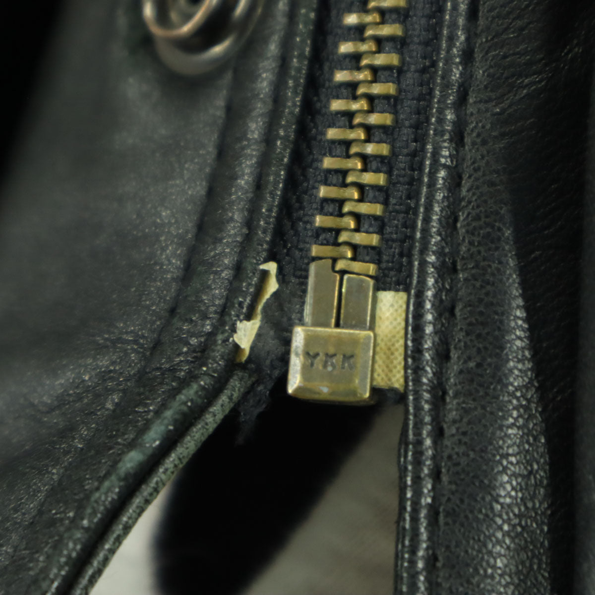 DURANTE デュランテ 90s オールド 長袖 ミドル丈 レザージャケット L ブラック 羊革 メンズ