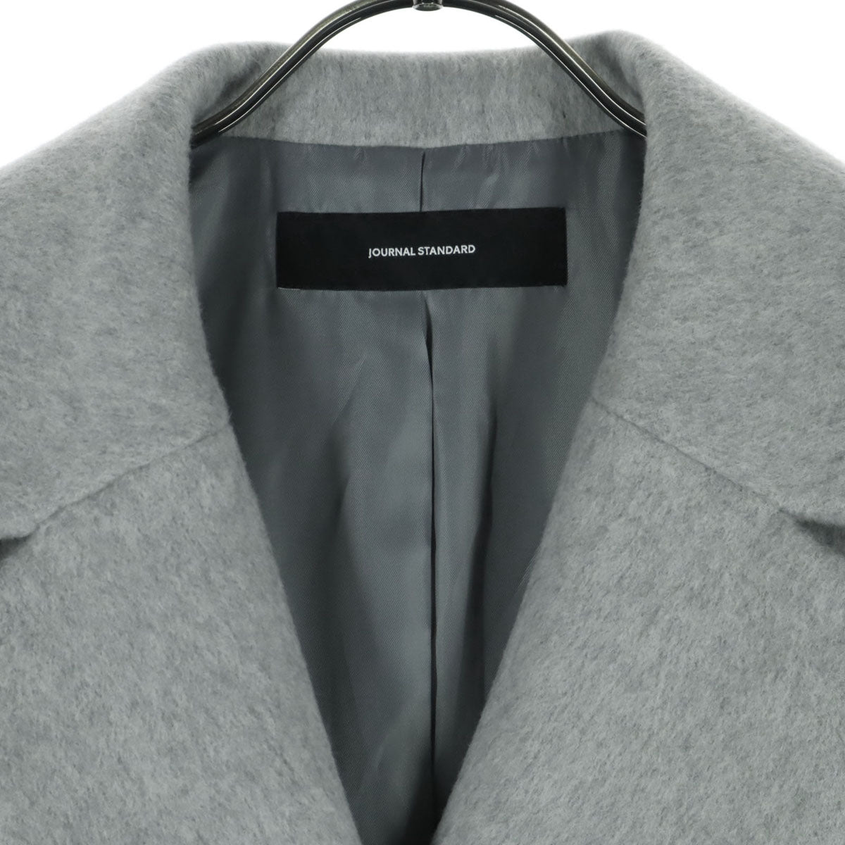未使用 JOURNAL STANDARD ジャーナルスタンダード 長袖 ロング ウール ピーコート F グレー レディース