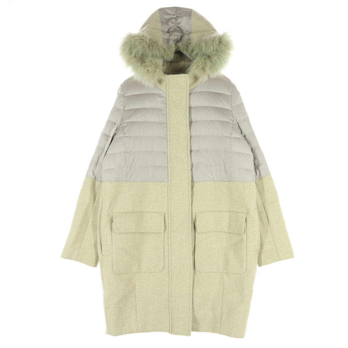 DOUBLE STANDARD CLOTHING ダブルスタンダードクロージング 長袖 ウールコンビ ダウンコート F ピンク レディース