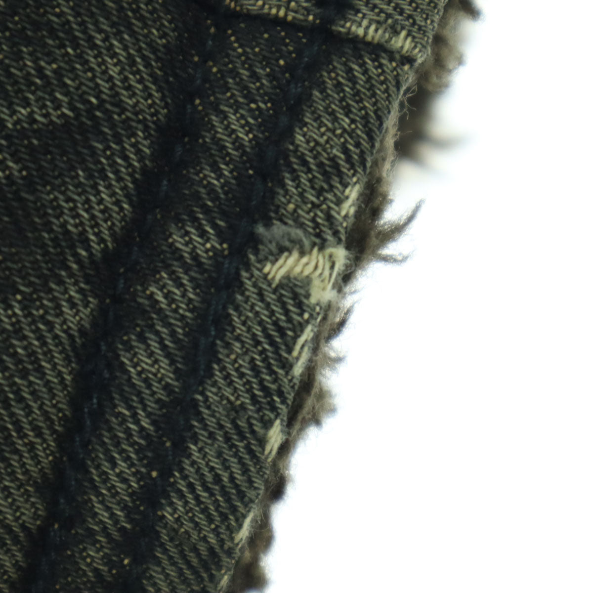 PPFM ピーピーエフエム 長袖 デニムジャケット M ブラウン系 内側 ボア メンズ